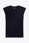 Pinko Ribbed Knit Top