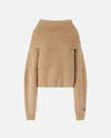 Pinko Sphynx Sweater In Beige - Light Brown