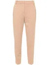 Pinko Stylish Trousers With Pockets And Loops In Braun