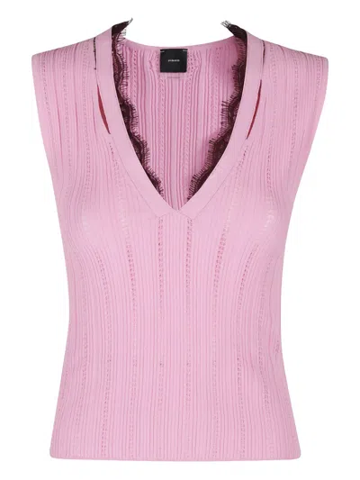 PINKO RIBBED TOP