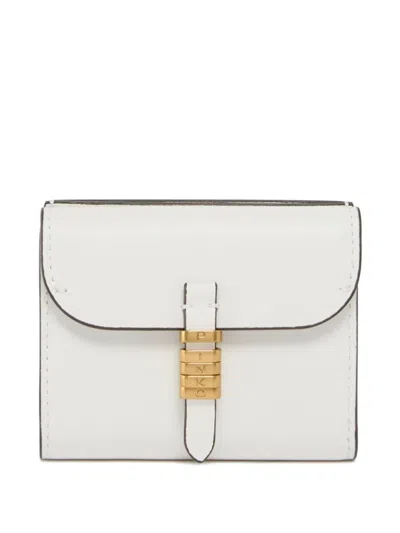 Pinko Ring-detail Wallet In White