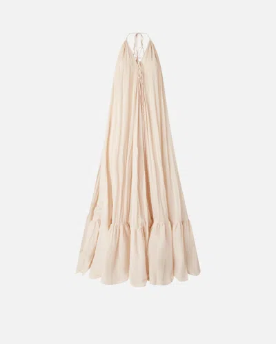 Pinko Wide Long Dress With Open Back