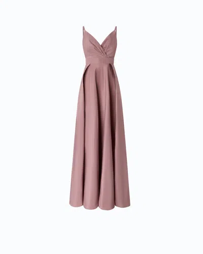 Pinko Cherokee High Slit Sleeveless Gown In Purple