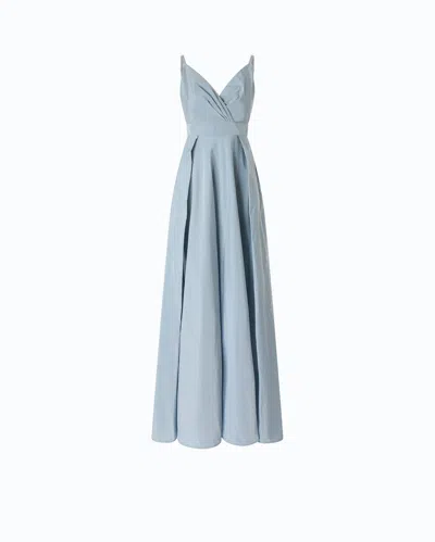 Pinko Wrap-style Side-slit Maxi Dress In Gray