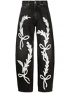 PINKO PINKO RODEO EMBROIDERED JEANS