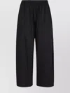 Pinko Relaxed Wide-leg Trousers With Elastic Waistband