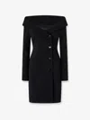 Pinko Rosemarie Stretch Crepe Dress In Black