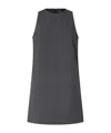 Pinko Sleeveless Round-neck Playsuit In Gray