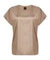 Pinko Satin Blouse In Neutral