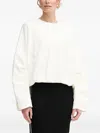 Pinko Round-neck Top In White