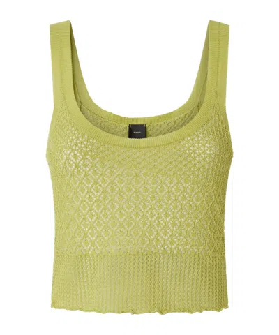 PINKO CROCHET-KNIT TOP