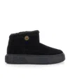 Pinko Shearling Platform Sole In Black
