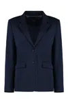 Pinko Women's Routa Single-breasted Two-button Blazer In Blue