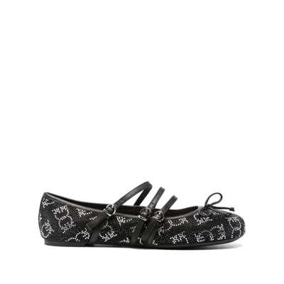PINKO RUBBER BALLET FLATS
