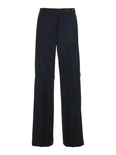 Pinko Rufa Pantalone Crepe In Black