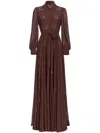 Pinko Rugolo Dress In Brown