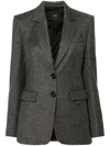 Pinko Women's Single-breasted Two-button Blazer In Black