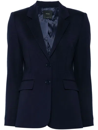 Pinko Ruota Blazer In Blue