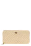 Pinko 'ryder' Chevron Quilted Wallet