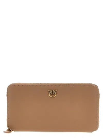 Pinko Ryder Wallet In Beige