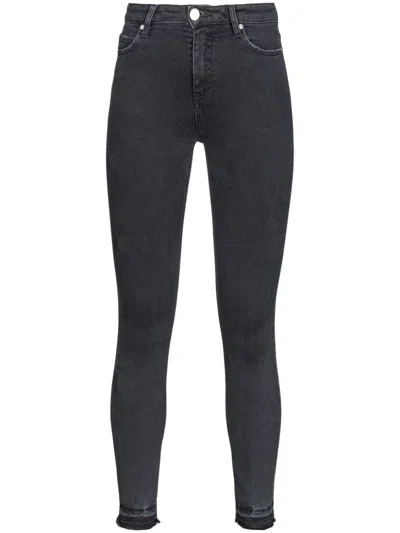 Pinko Sabrina Cotton-blend Jeans In Black