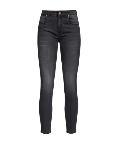 Pinko Sabrina Mid-rise Skinny Jeans In Black