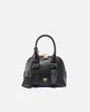 Pinko Black Leather Mini Escape Top Handle Bag