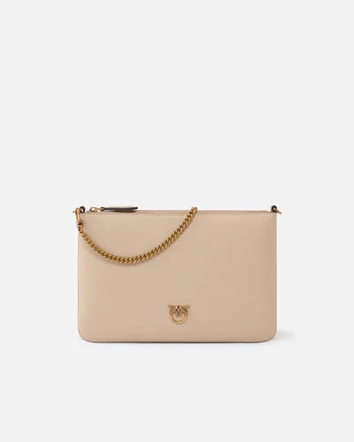 Pinko - Sac Moyen À Épaule Flat Love Bag Simply In Sand