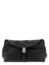 Pinko Medium Leather Saddle Bag Baguette Shoulder Bag In Black