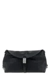 Pinko Medium Leather Saddle Bag Baguette Shoulder Bag In Black