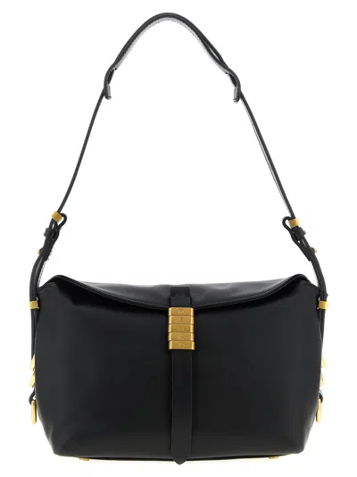 PINKO SADDLE BAGUETTE SHOULDER BAGS BLACK