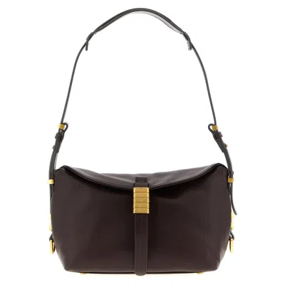 Pinko Saddle Baguette Small Shoulder Bag In Red