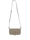 Pinko Flap-closure Leather Shoulder Bag In Brown