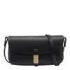Pinko Mini Leather Crossbody Bag In Black