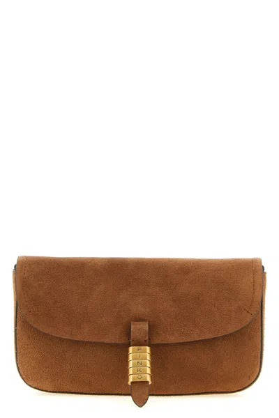 PINKO 'SADDLE FLAT' MEDIUM SHOULDER BAG