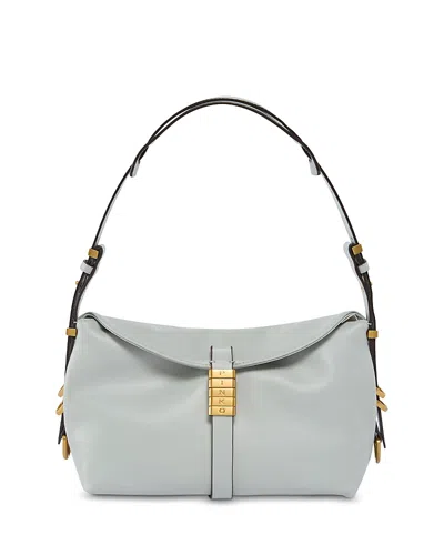 Pinko Saddle Horizontal Mini Shoulder Bag In Gray