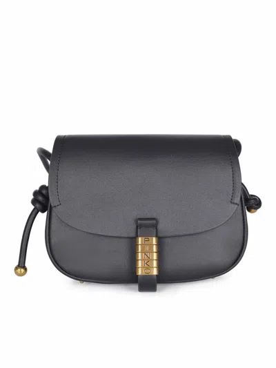 Pinko "saddle Mini" Bag In Black