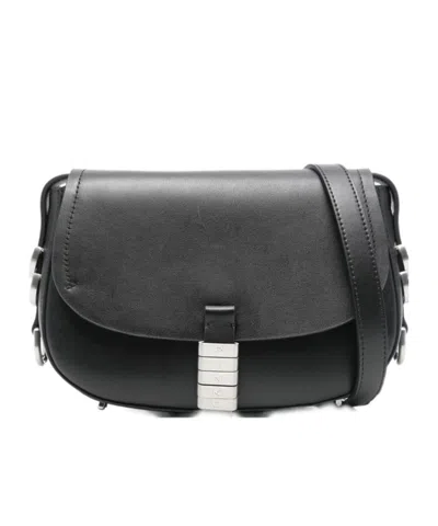 Pinko Saddle Mini Crossbody Bag In Black