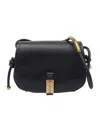 Pinko Adjustable Mini Saddle Crossbody Bag In Black