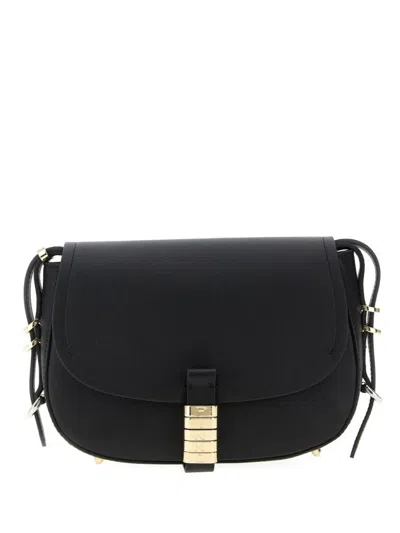 Pinko Saddle Mini Shoulder Bag In Black