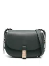 Pinko Saddle Mini Shoulder Bag In Green
