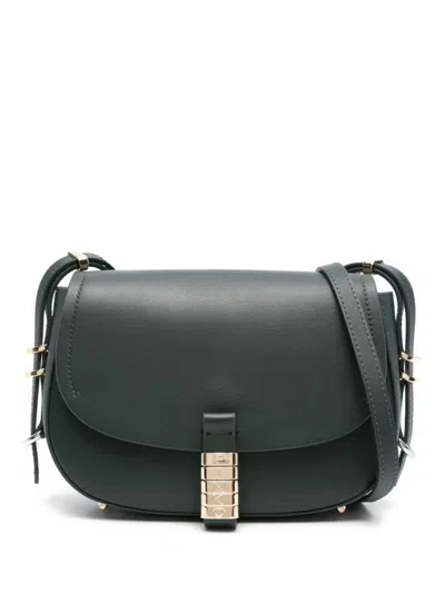 Pinko Saddle Mini Shoulder Bag In Green