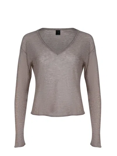 Pinko "salomone" Sweater In Gray