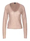 Pinko Sweaters Light And Natural In Neutral