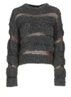Pinko San Domino Sweater In Gray