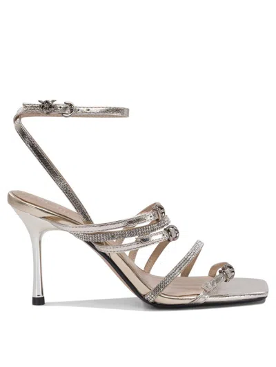 Pinko Sandals In Gold