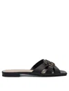 Pinko Flat Shoes Blacks And Greys In Black