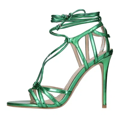 Pinko Sandals In Green