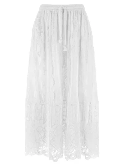 Pinko Sangallo Skirt Skirts White