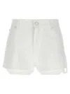 Pinko Short En Bull De Coton In White
